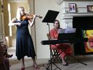 ambiance musicale de qualit� ! Alexandra au clavier